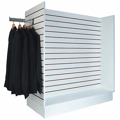 Gondola Slatwall 24inx54inx48in White MPN:WDSWH48WH