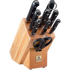 Mundial 5100-10 - Block Set 10 Piece Knife & Wood Block Set 5100-10