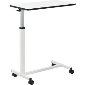 GoVets™ Overbed Table With H-Base White Laminate Tabletop 910WH436