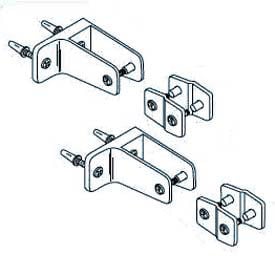 Alcove Hardware Kit One Ear for Steel Partition 15-522