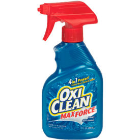 OxiClean Max-Force Stain Remover Liquid 12 oz. Trigger Spray Bottle 12 Bottles - 5703700070 CHU5703751244CT