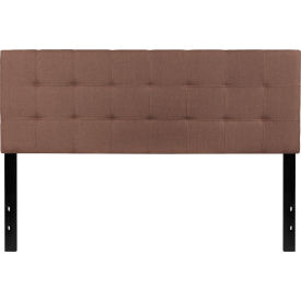 Flash Furniture Bedford Tufted Upholstered Headboard in Camel Queen Size HB1704-Q-C-GGHG-