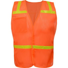 GSS Safety Non Ansi Enhanced Safety Vest-Orange 3122