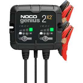 NOCO 4A 2-Bank Battery Charger GENIUS2X2