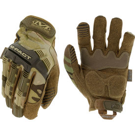 Mechanix Wear M-Pact® Tactical Gloves Synthetic Leather/D30® Padding Multicam Medium MPT-78-009