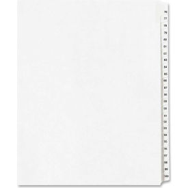 Avery Side Tab Collated Legal Index Divider 76 to 100 8.5