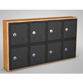 United Visual Products 2-Tier 8 Door Locker w/ Key Lock 24