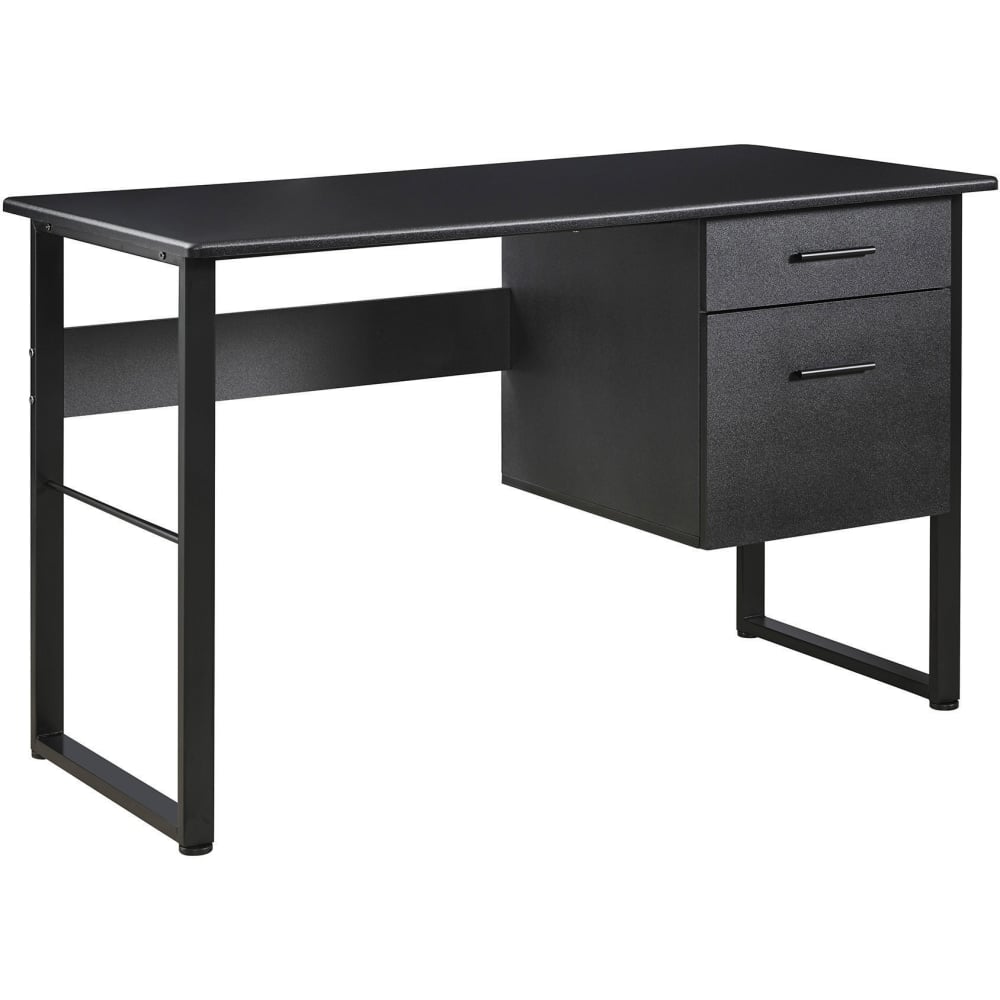 Realspace Halton 48inW Computer Desk, Black MPN:ST-S1406(BLACK)