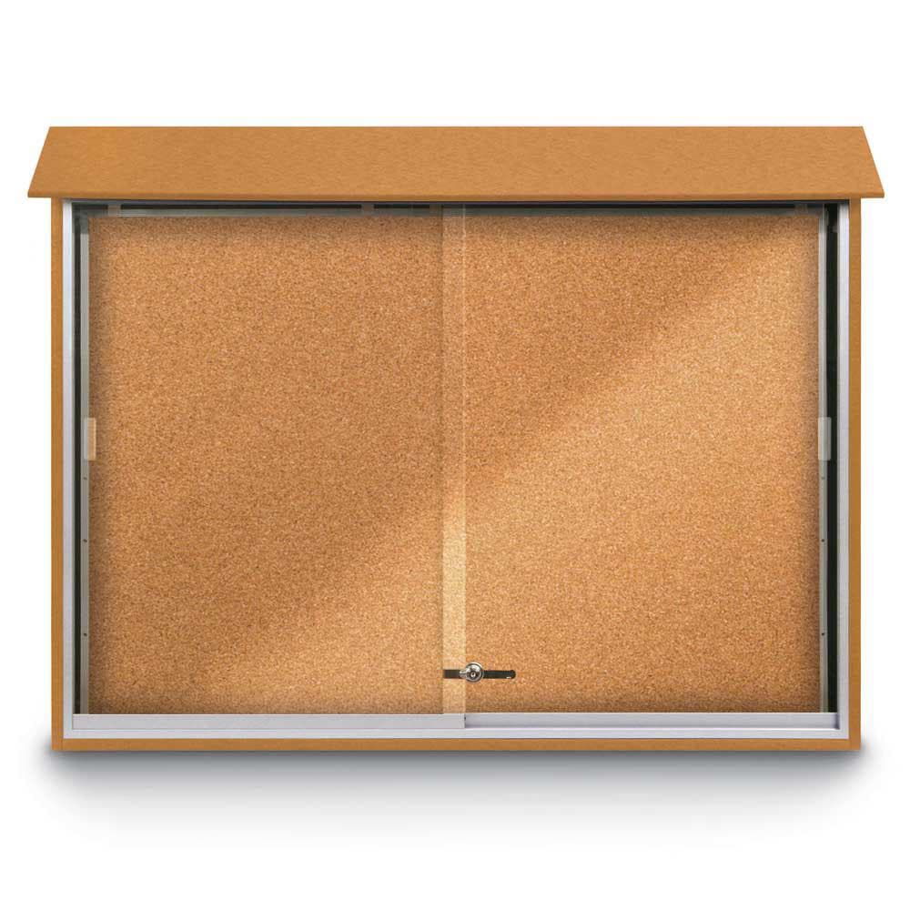 Enclosed Cork Bulletin Board: 52