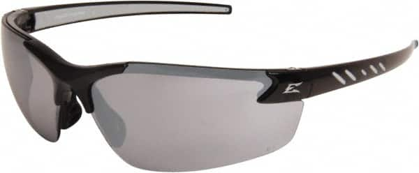 Safety Glass: Scratch-Resistant, Polycarbonate, Silver Lenses, Frameless, UV Protection MPN:DZ117-G2