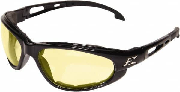 Safety Glass: Anti-Fog & Scratch-Resistant, Polycarbonate, Yellow Lenses, Full-Framed, UV Protection MPN:GSW112VS