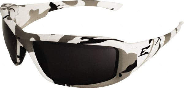 Safety Glass: Scratch-Resistant, Polycarbonate, Smoke Lenses, Full-Framed, UV Protection MPN:XB116-AC