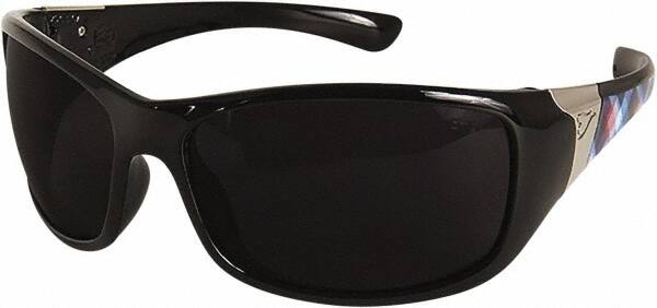 Safety Glass: Scratch-Resistant, Polycarbonate, Smoke Lenses, Full-Framed, UV Protection MPN:YC116-A3