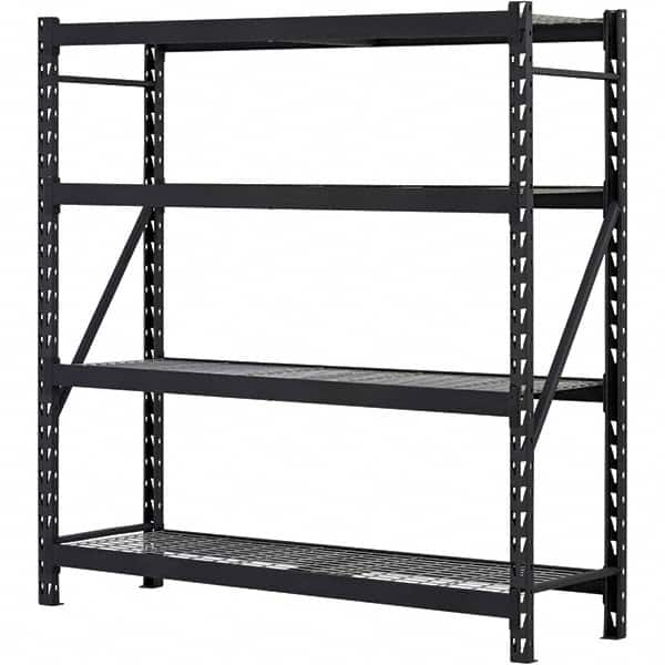 Bulk Storage Rack: 1,500 lb per Shelf, 4 Shelves MPN:ER7824W4