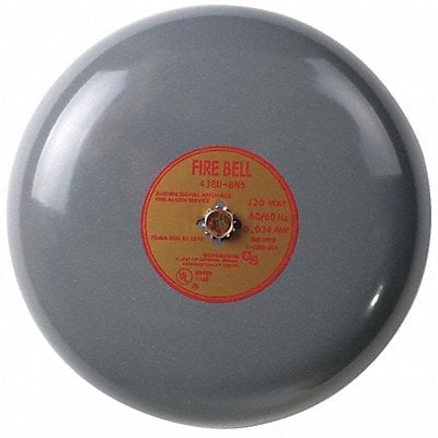 Fire Bell Gray 8 In. MPN:438D-8N5