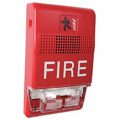 Chime Strobe Marked Fire Red MPN:EG1RF-CVM