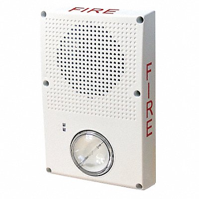 Outdoor Speaker Strobe Marked Fire White MPN:WG4WF-SVMC