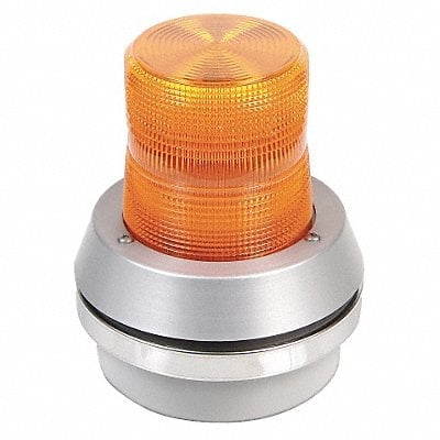 Flashing Light with Horn 120VAC Amb Lens MPN:51A-N5-40W