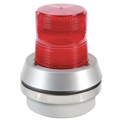 Flashing Light with Horn 120VAC Red Lens MPN:51R-N5-40W