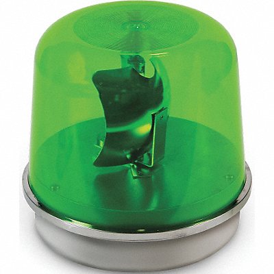 Rotating Warning Light Halogen Green MPN:58G-N5-100WH