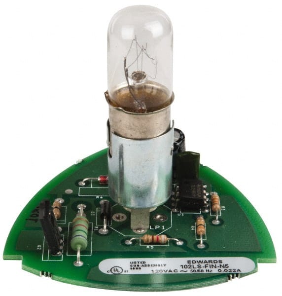 Incandescent Lamp, Clear, Flashing, Stackable Tower Light Module MPN:102LS-FIN-N5