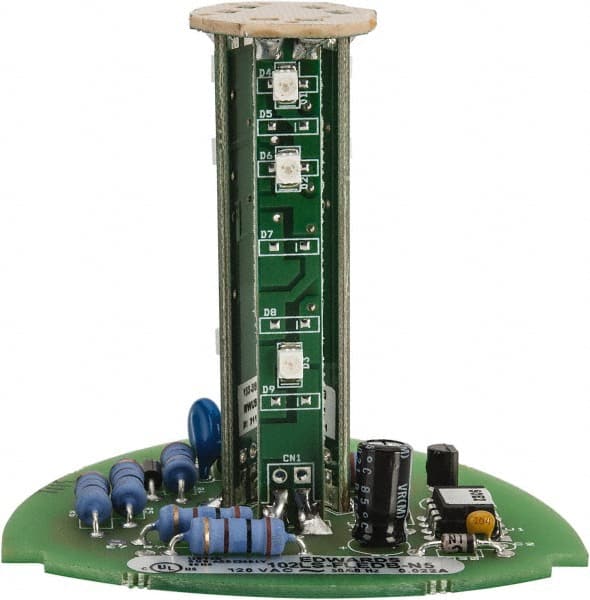 LED Lamp, Blue, Flashing, Stackable Tower Light Module MPN:102LS-FLEDB-N5