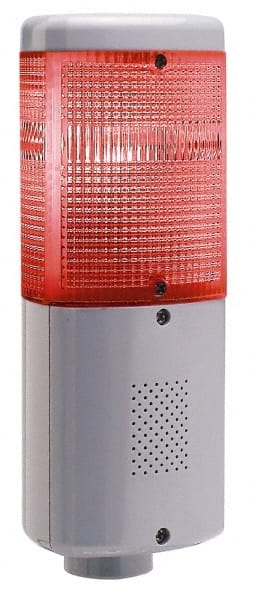 LED Lamp, Amber, Blue, Red, Flashing and Steady, Stackable Tower Light Module MPN:108I-RBA-N5