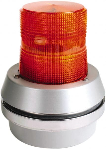 Flashing Light: Amber, Box, Panel, Pipe, Surface & Wall Mount, 24VDC MPN:51XBRFA24D