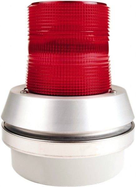 Flashing Light: Red, Box, Panel, Pipe, Surface & Wall Mount, 24VDC MPN:51XBRFR24D