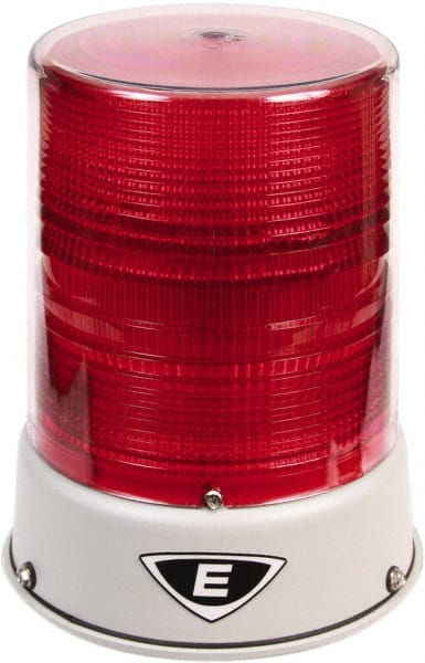 Flashing & Steady Light: Red, Pipe Mount, 120VAC MPN:94PLEDMR120AB