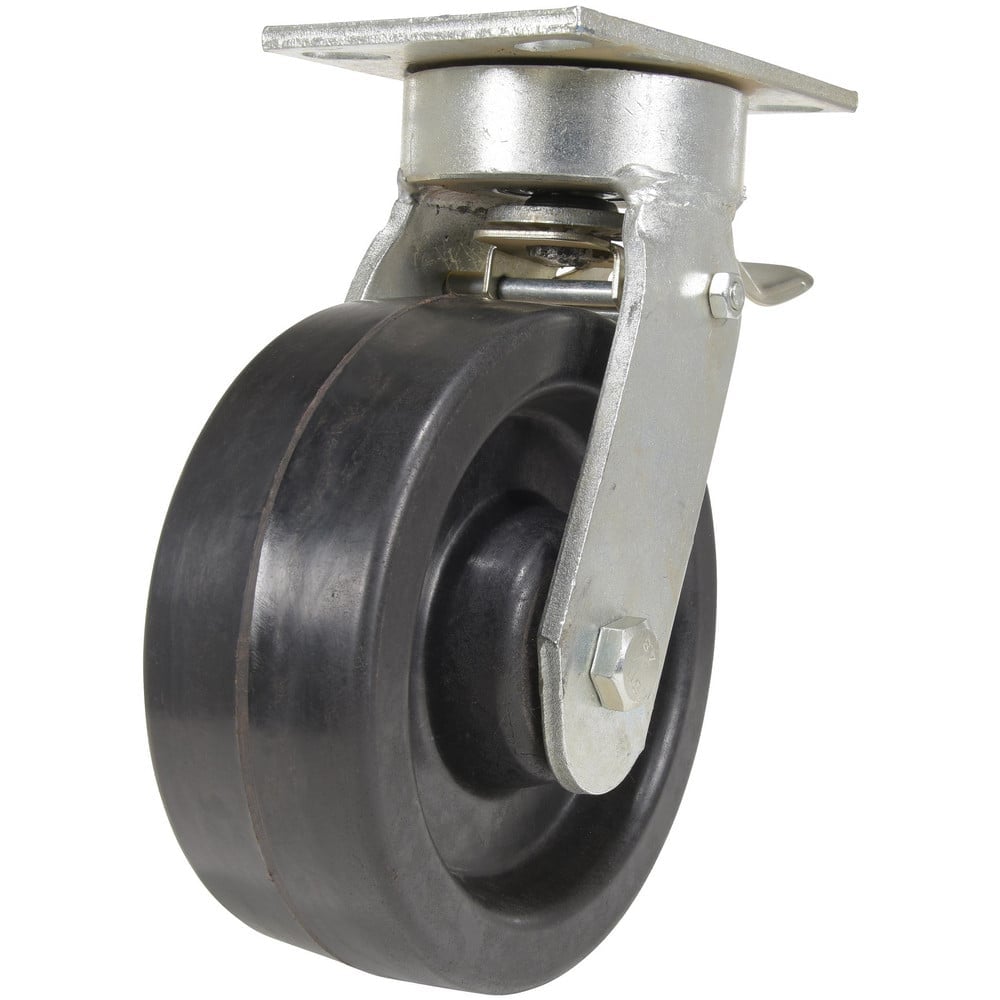 Caster Wheels, Wheel Diameter (Inch): 8 , Mount Type: Plate , Wheel Width (Inch): 3 , Style: Swivel , Wheel Material: Phenolic  MPN:CST-PHF-8X3-S-L