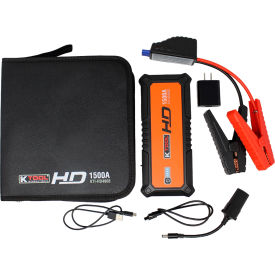 K-Tool International Compact Jump Starter 1500 Amp 12-Volt 24000Mah HD4903