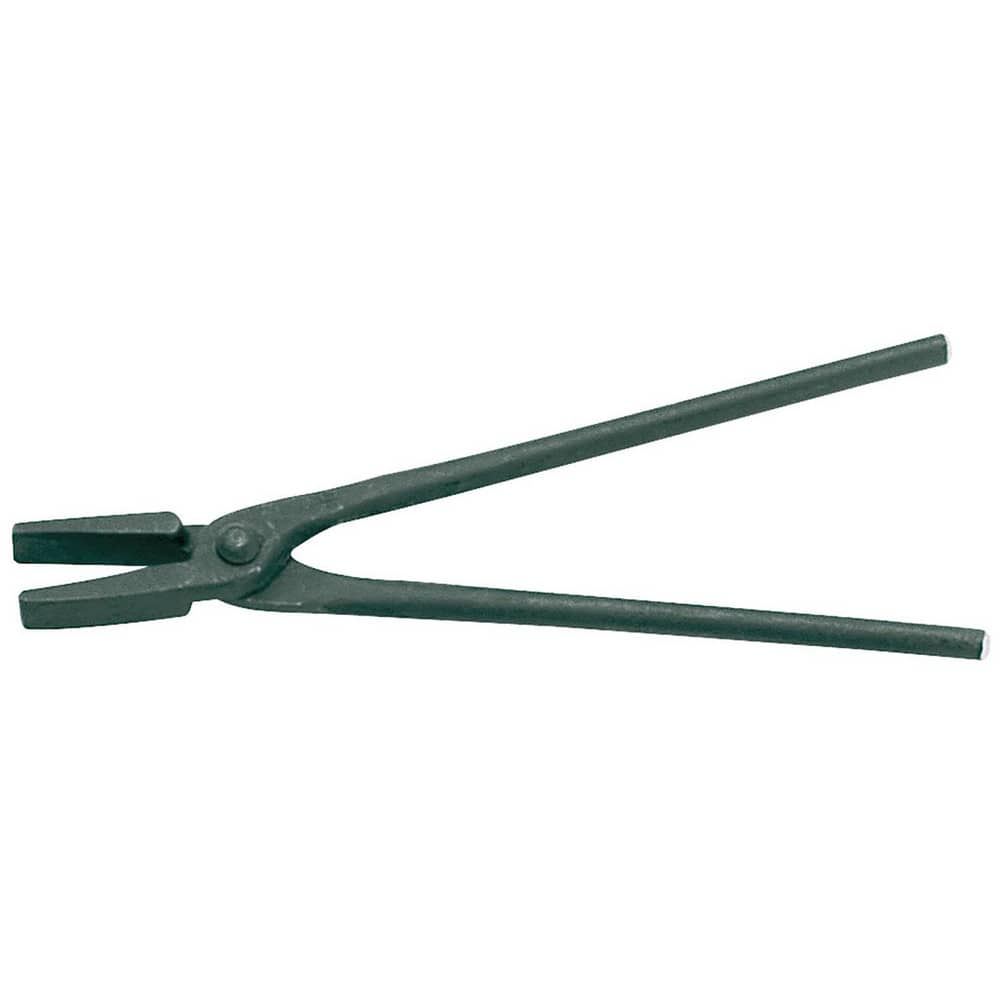 Tongs, Type: Round Nose Blacksmith's Tong with Flat Mouth for 10 mm Workpieces , Material: Steel  MPN:8842860