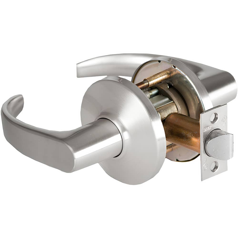 Lever Locksets, Lockset Type: Passage , Key Type: Keyed Different , Back Set: 2-3/4 (Inch), Cylinder Type: Non-Keyed , Material: Metal  MPN:9K30N14DS3626