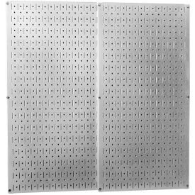 Wall Control Pegboard Pack- 2 Panels Galvanized Metallic 32