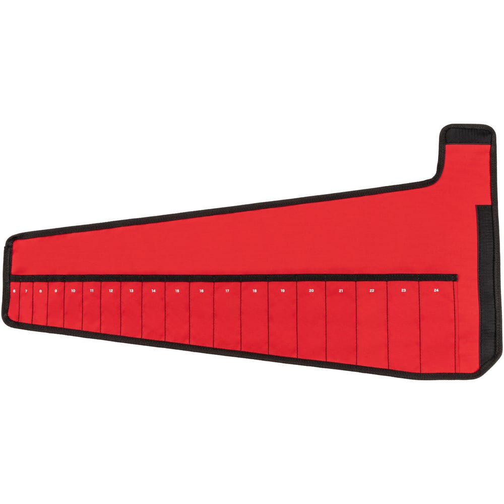 Tool Pouches & Holsters, Holder Type: Rollup Pouch , Tool Type: Combination Wrench , Closure Type: Hook & Loop , Material: Polyester , Color: Red  MPN:OTP21203