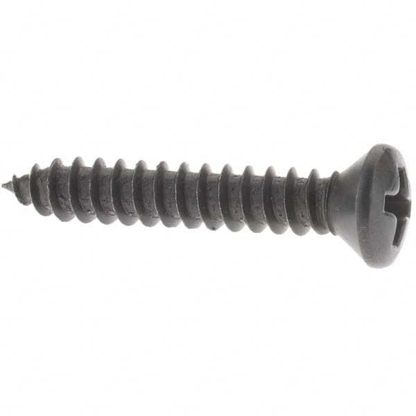 Sheet Metal Screw: #8, Oval Head, Phillips MPN:SMPOI0-801007-0