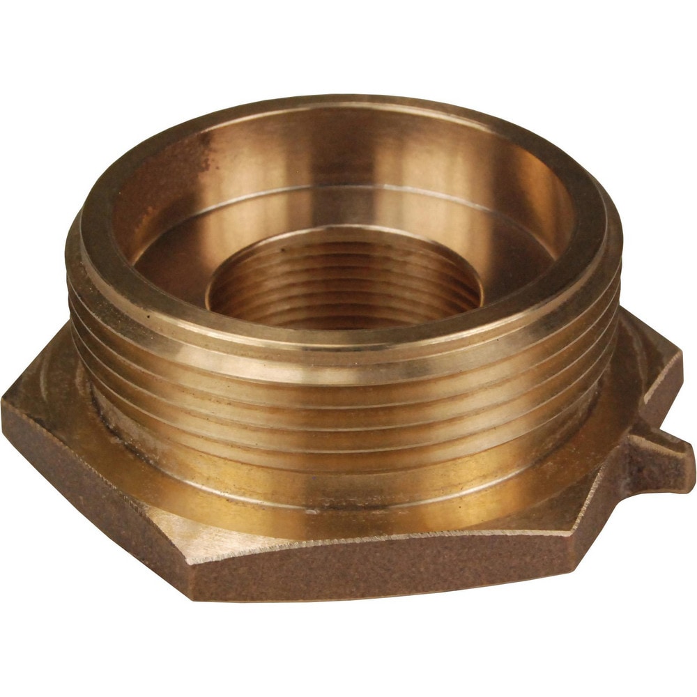 Brass & Chrome Pipe Fittings, Fitting Type: Female x Male Hex Nipple , Fitting Size: 1-1/2 x 1-1/2 , End Connections: FNPSH x MNPT , Material Grade: 360  MPN:FM15S15T-D