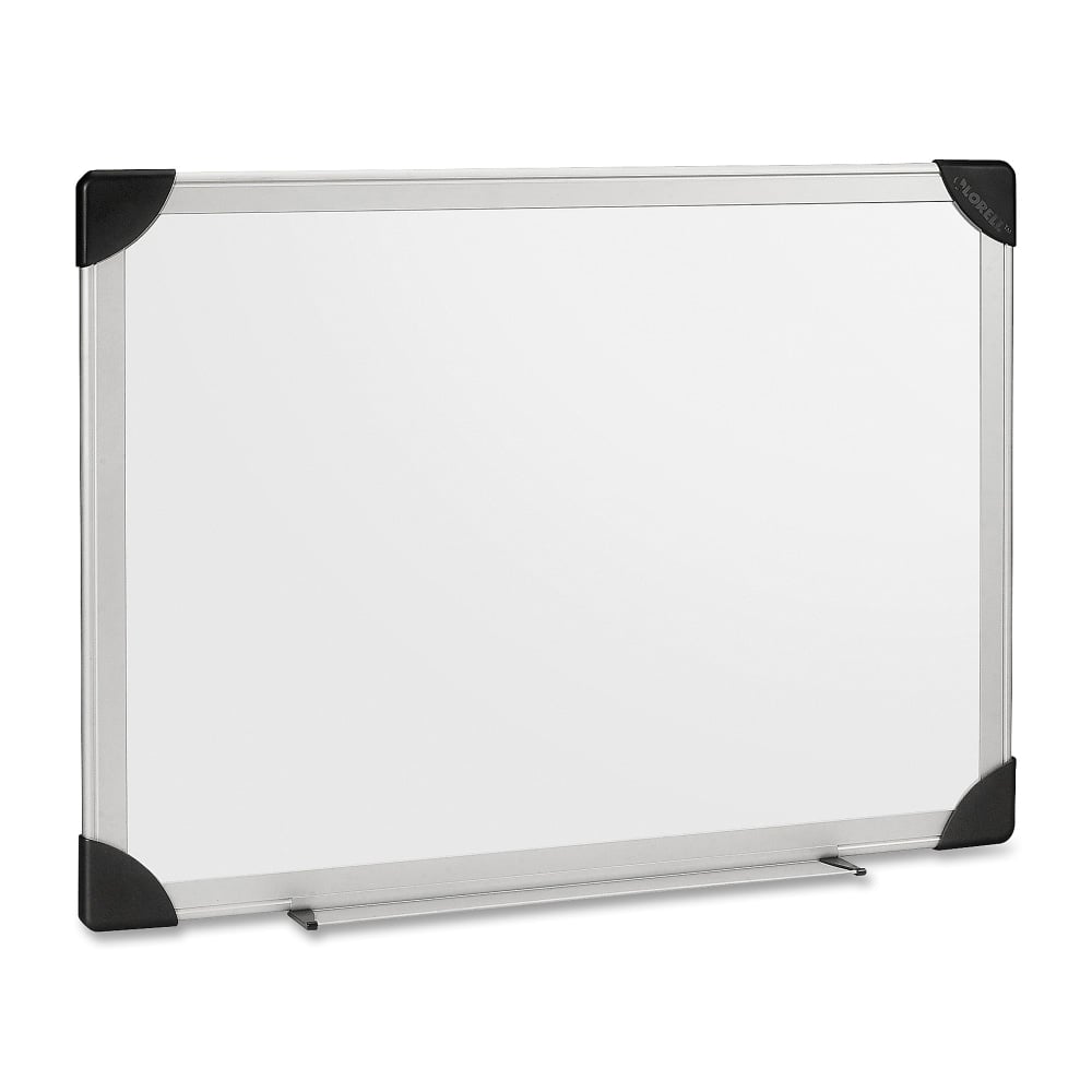 Lorell Non-Magnetic Dry-Erase Whiteboard, 18in x 24in, Aluminum Frame With Silver Finish (Min Order Qty 2) MPN:55650