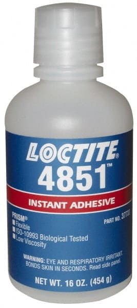 Adhesive Glue: 1 lb Bottle, Clear MPN:524541