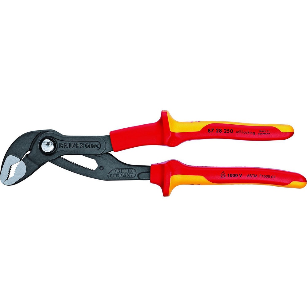 Tongue & Groove Pliers, Joint Type: Groove , Type: Pump Pliers , Overall Length Range: 9 to 11.9 in , Side Cutter: No  MPN:87 28 250 US