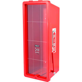 Cato Chief Plastic Fire Extinguisher Cabinet Fits 20 Lbs. Extinguisher Red 12051-H