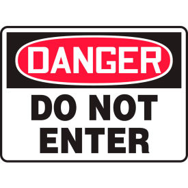 Accuform MADM138VA Danger Sign Do Not Enter 10