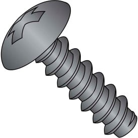 6-20X3/8 Phillips Full Contour Truss Self Tapping Screw Type B Fully Threaded Black Oxide 10000 pcs 0606BPTB