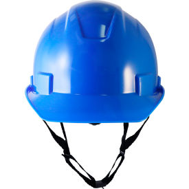 General Electric GH327 Non-Vented Cap Style Hard Hat 4-Point Adjustable Ratchet Suspension Blue GH327B