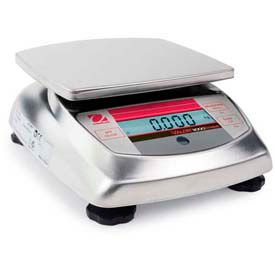 Ohaus® V31XW3 AM Compact Bench/Food Washdown Digital Scale 6.615lb x 0.005lb 5-13/16