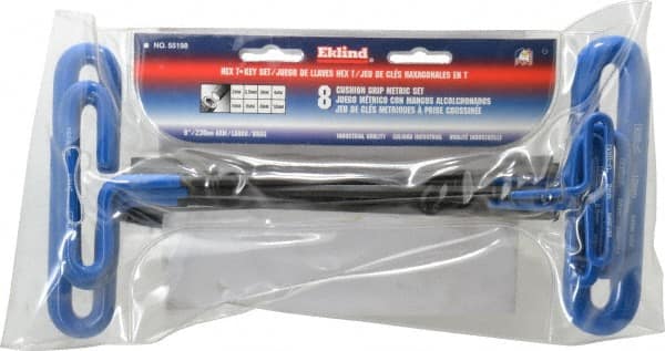 8 Piece T-Handle Hex Key Set MPN:55198