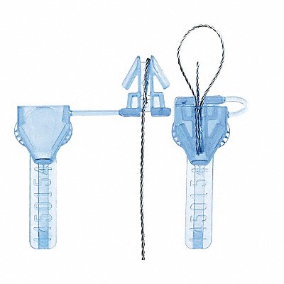 Padlock Seals Blue Unfinished PK250 MPN:019N16ST3PCBL