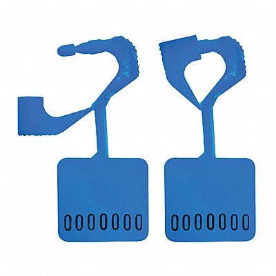 Padlock Seals Blue Unfinished PK250 MPN:092H02PPBL