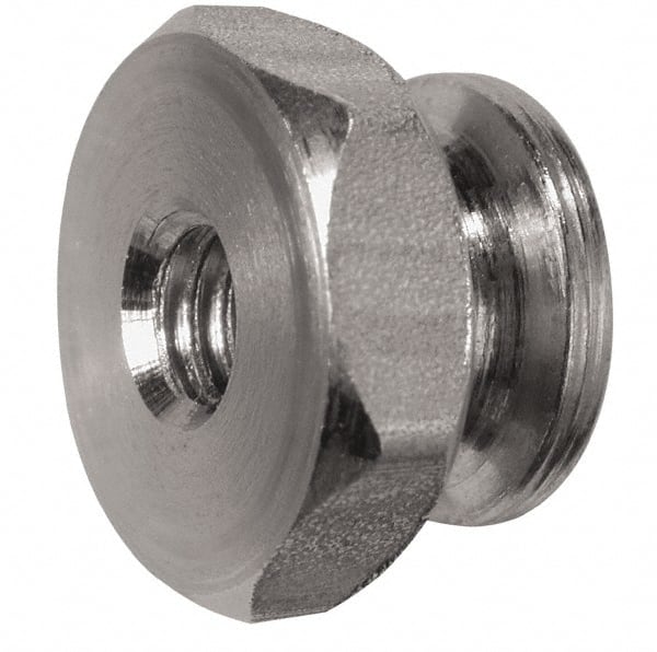 #10-24 UNC Thread, Uncoated, Grade 303 Stainless Steel Hex Thumb Nut MPN:THN5014M09F16